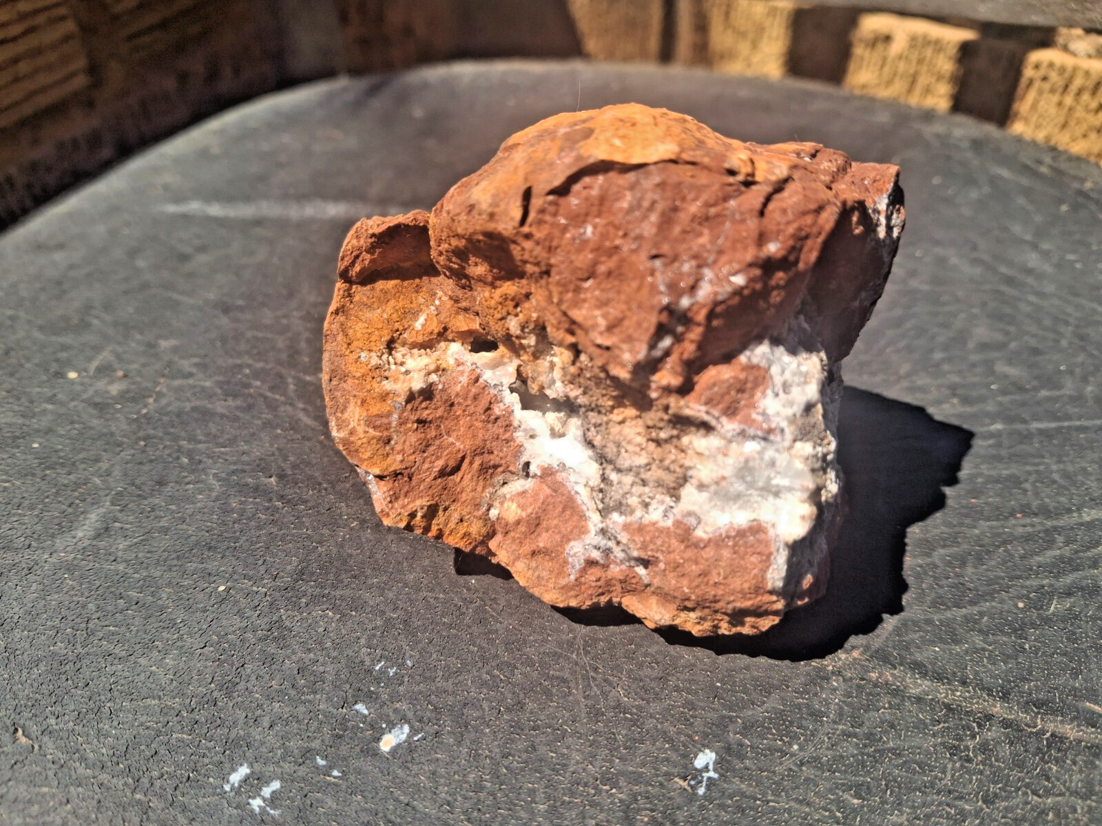 Break Your Own Geodes Large Unopened Ferruginous Quartz Red Earth Crystals