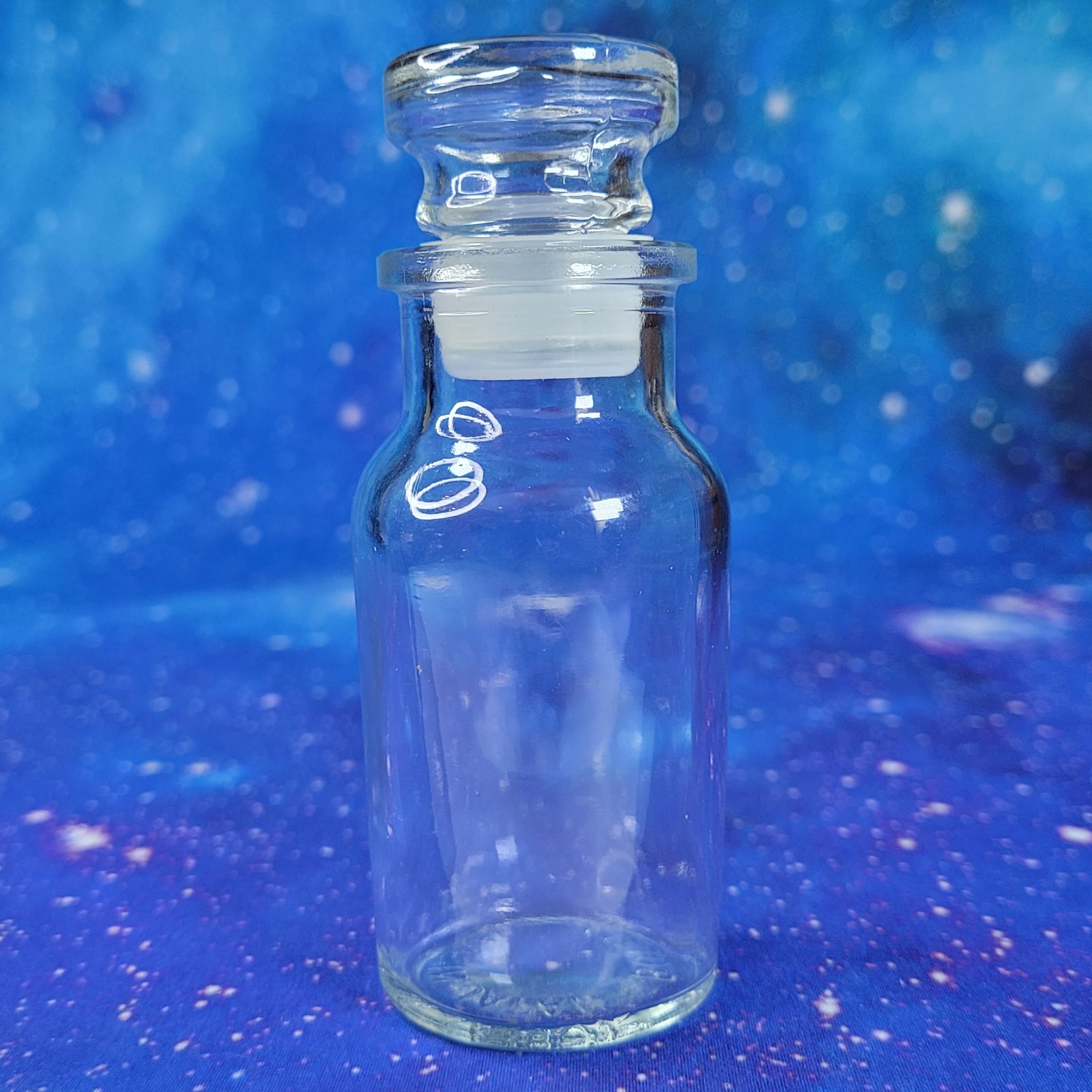 Ocean Jasper Natural Stone Tumbles in Vintage 4 oz Apothecary Glass Jar *Video*