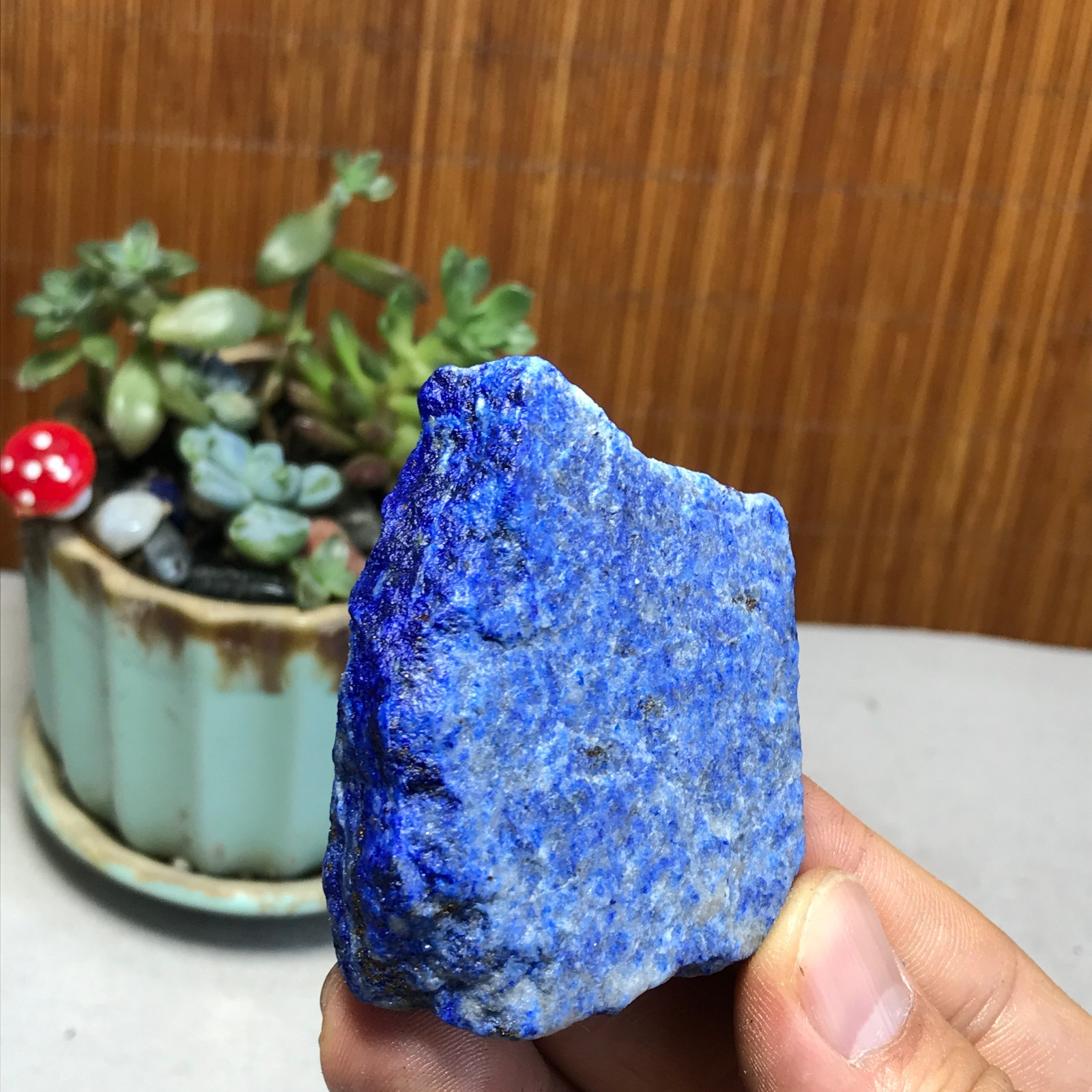 75g Natural lapis lazuli Crystal gemstone Rough Mineral Specimen healing A5696