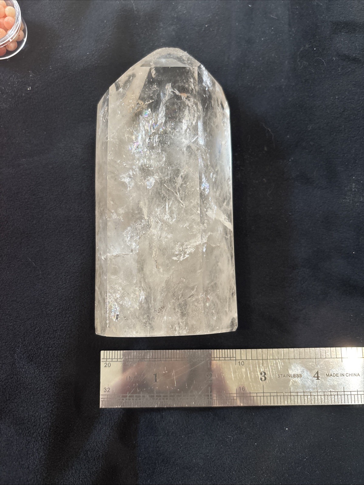 Natural Clear Quartz Crystal Point Tower Generator 1lb 12oz 6” Healing Stone