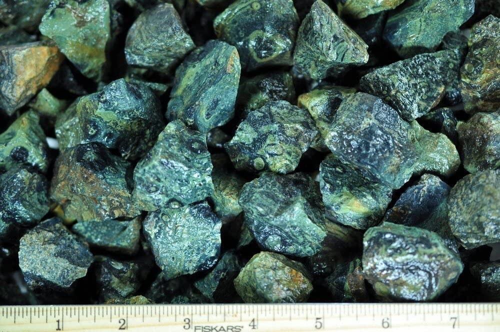 1/2 lb Crocodile Jasper Rough Stones – Natural Crystal Rock Specimens Tumbling