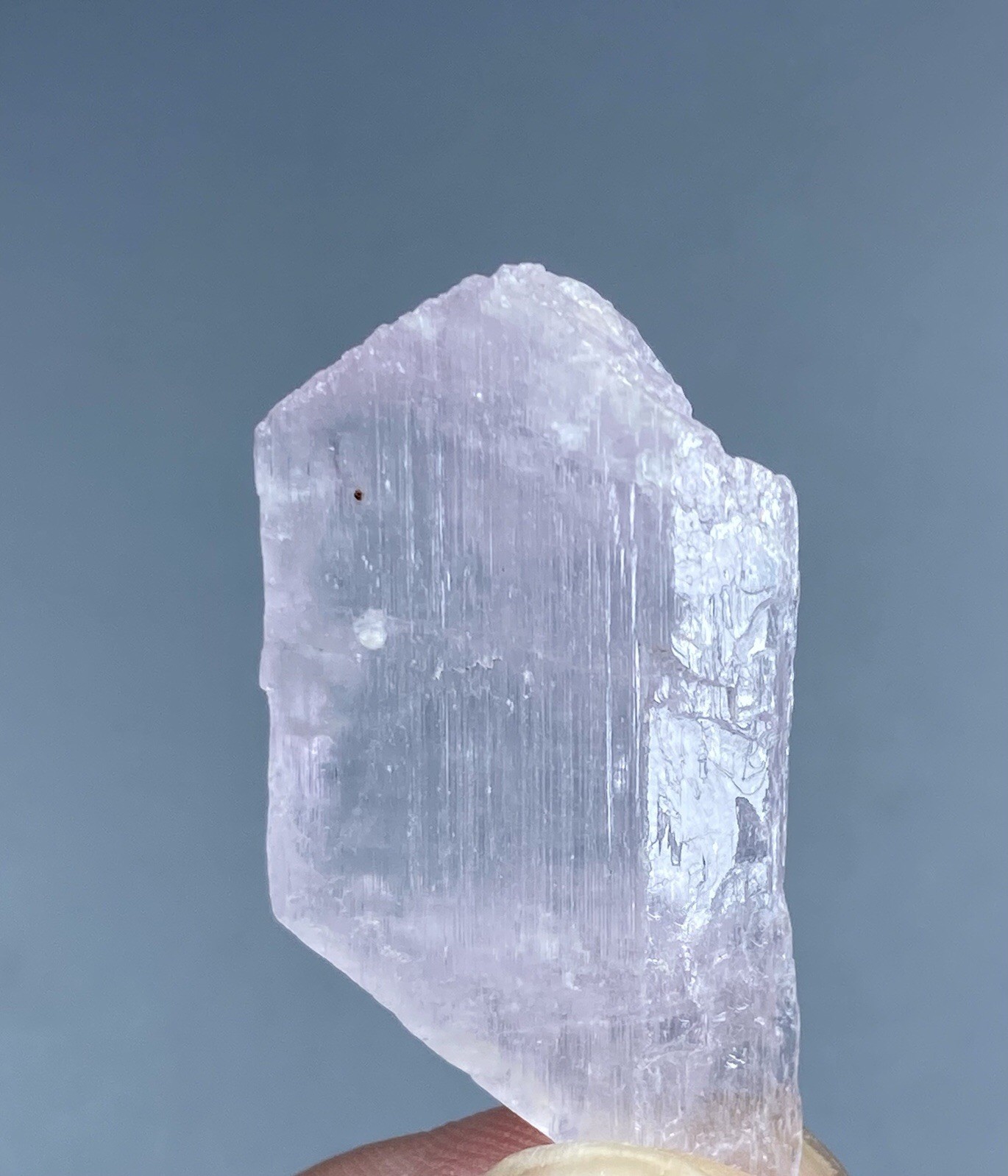 47 Carat Kunzite Crystal Specimen From Afghanistan