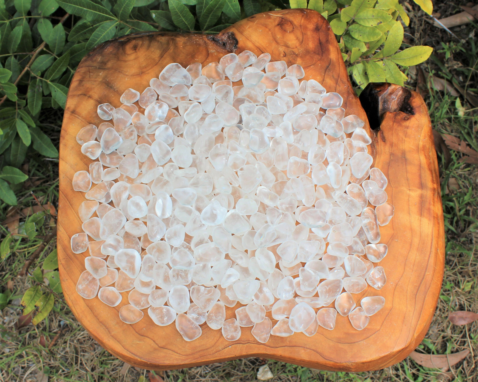 CLEAR QUARTZ Tumbled Stones: 8 oz Bulk Lot (Premium Quality ‘A’ Grade) 1/2 lb