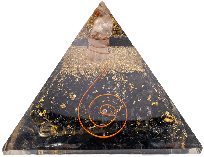 Black Tourmaline Orgonite Pyramid – Vibe Products