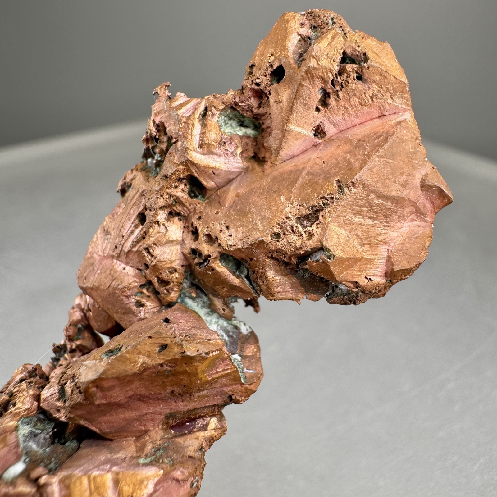 Fine Sharp Copper Crystals: No. 2 shaft, Centennial Mine, Houghton Co., Michigan