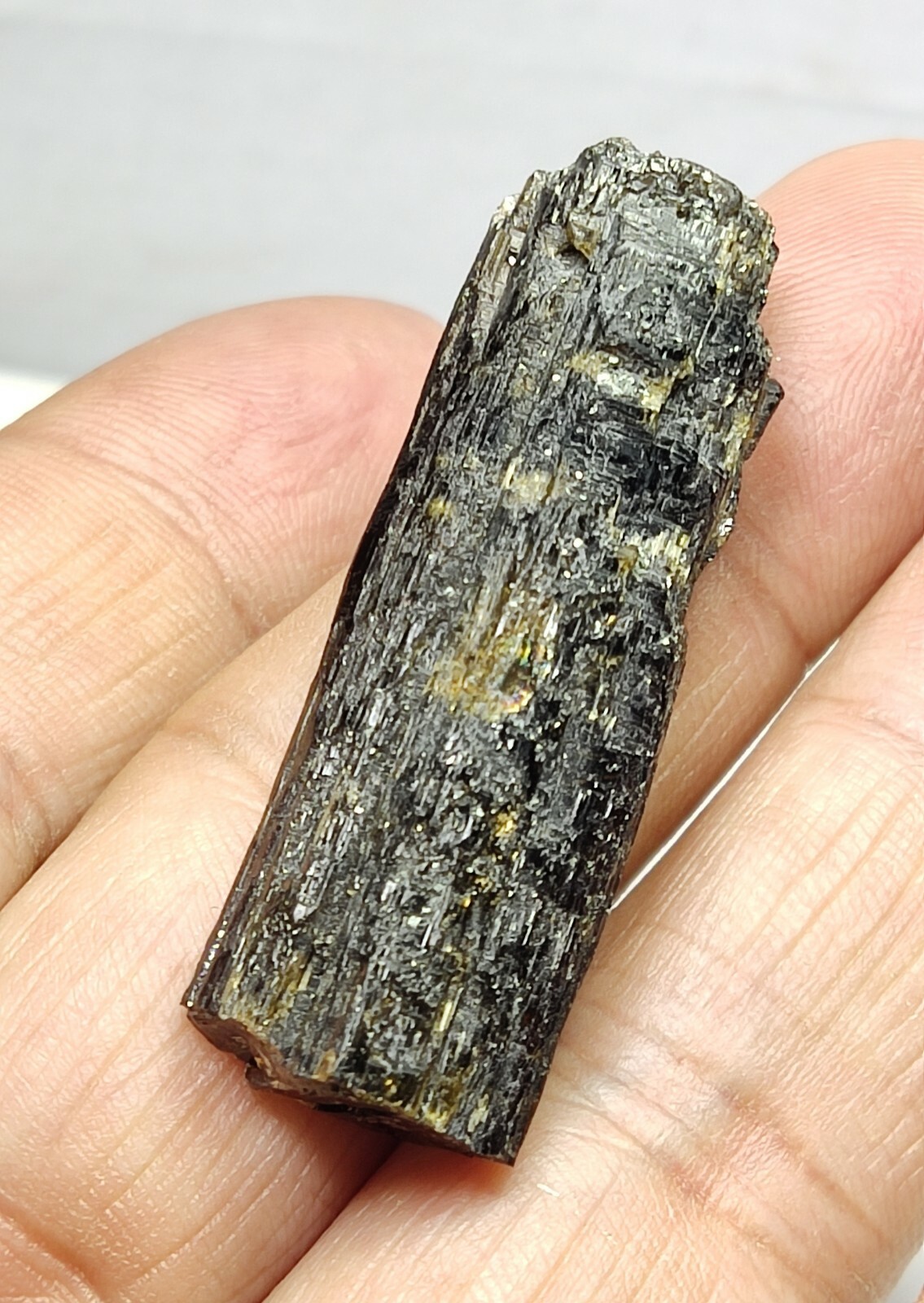 Natural etched epidote crystal 15 grams
