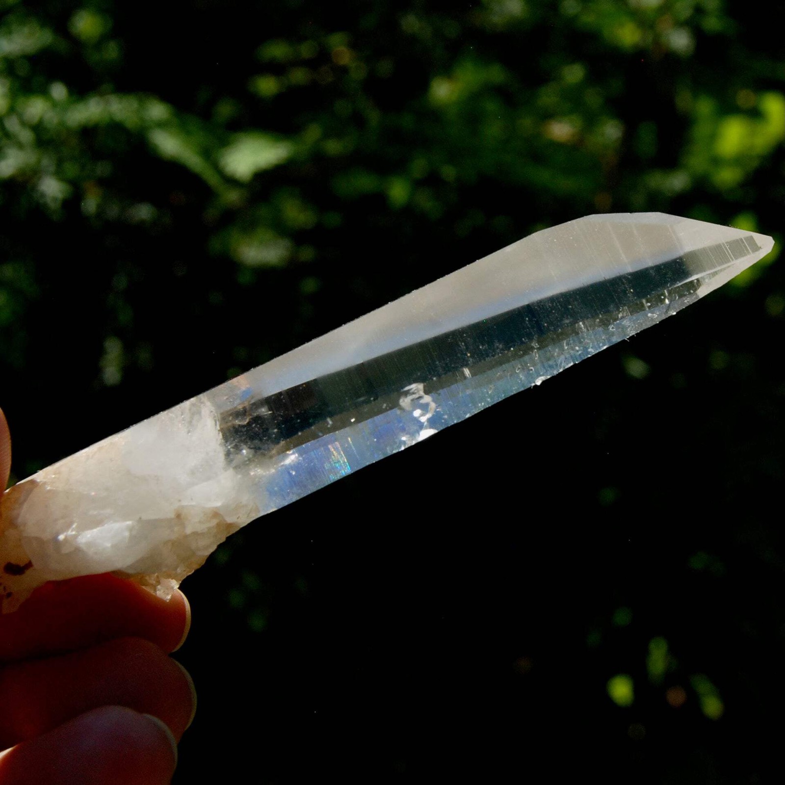 4.5in 55g Lemurian Seed Quartz Crystal Laser, Colombia