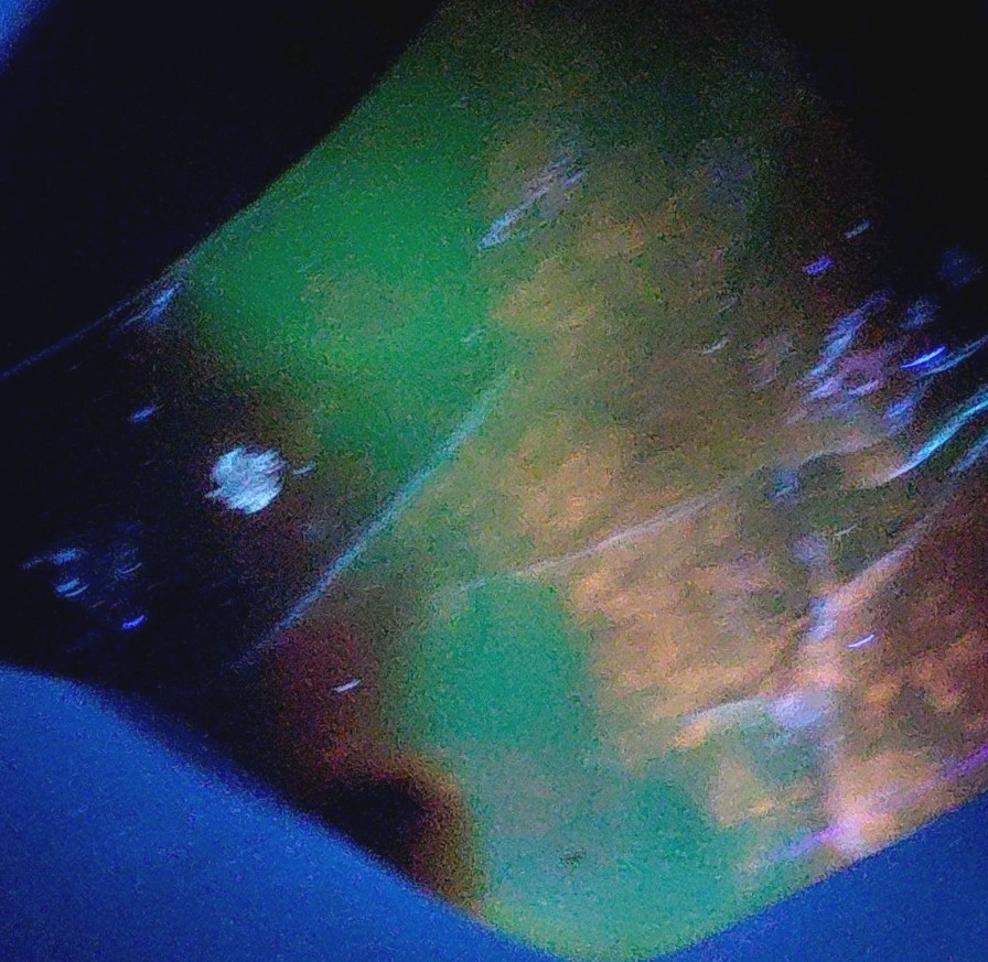 Polished Yellow Cat UV+ Agatized Petrified Wood Limb Cast Mineralization @ Depth