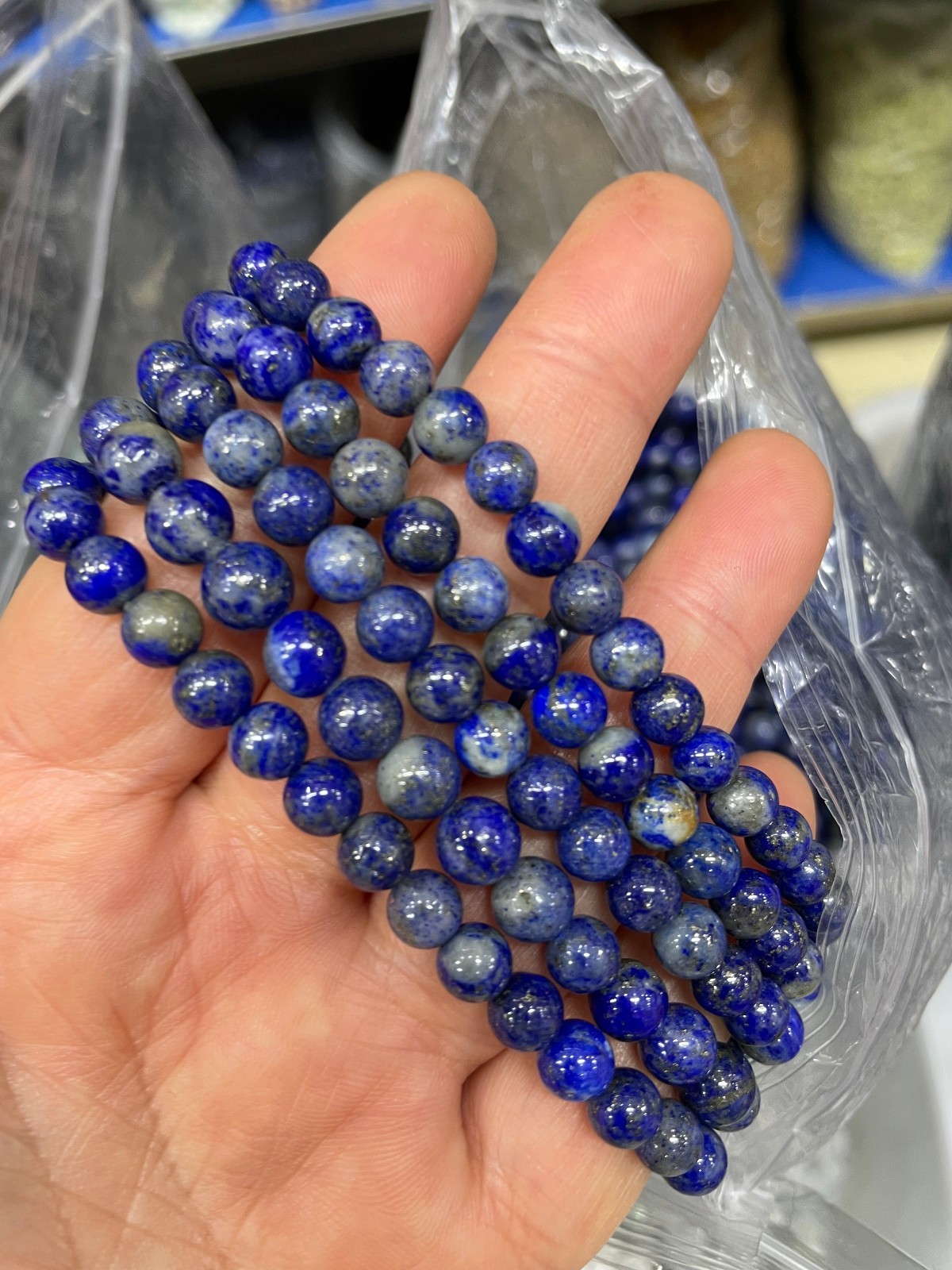 6mm 10pcs Wholesale Natural Lapis Lazuli Crystal Healing