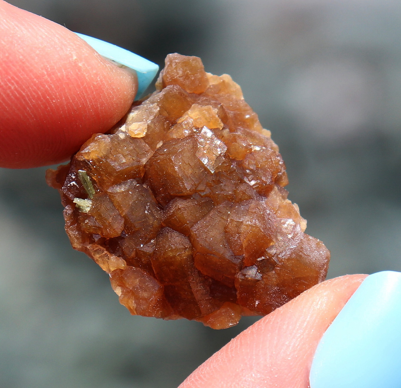 Andradite Garnet Gemmy Golden Brown From Dal’negorsk Russia 2.7 Cm’s