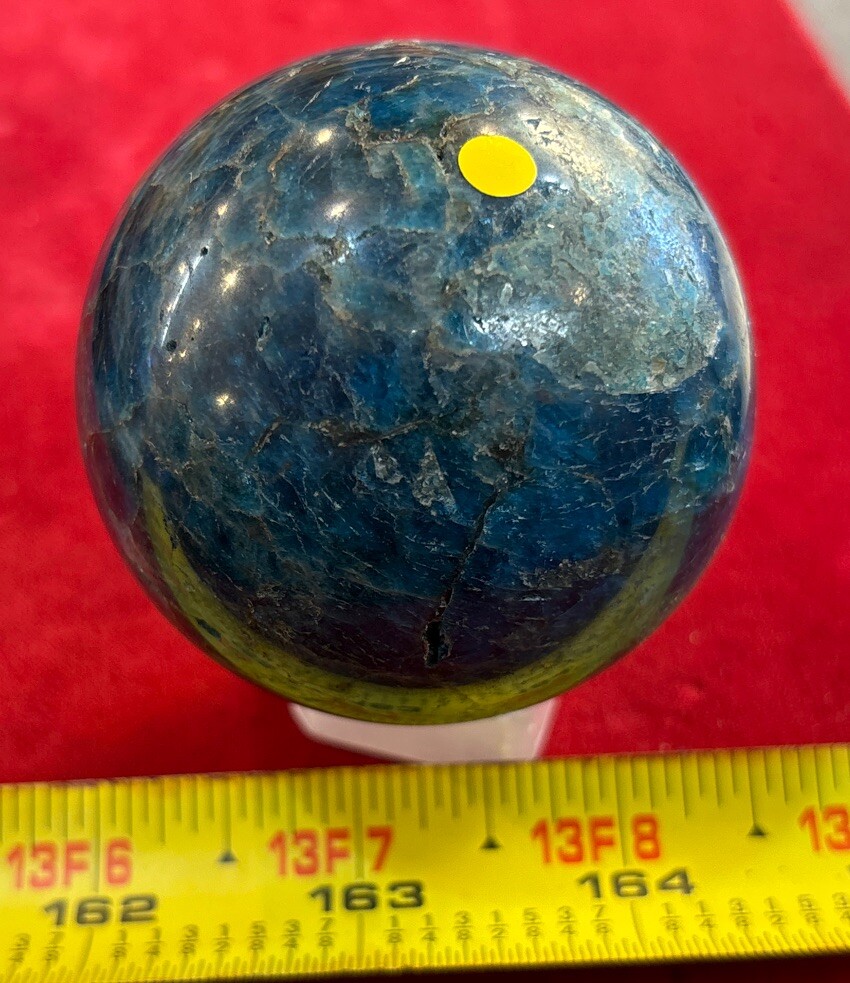 2 1/2” Blue Apatite Sphere 340 Grams