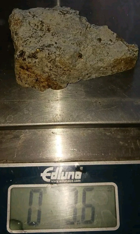 102.058 Grams of Natural Mined Visually Beautiful Telluride Gold Copper Iron Ore