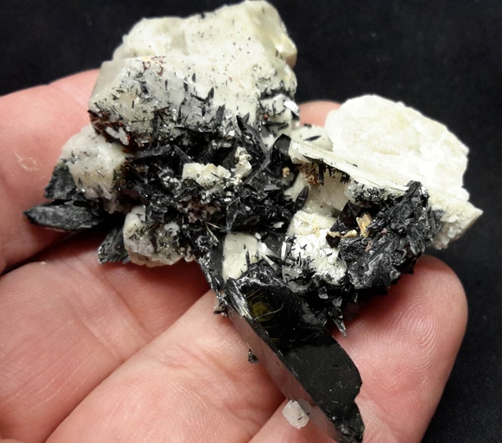 2″ AEGIRINE on MICROCLINE from Zomba, Malawi