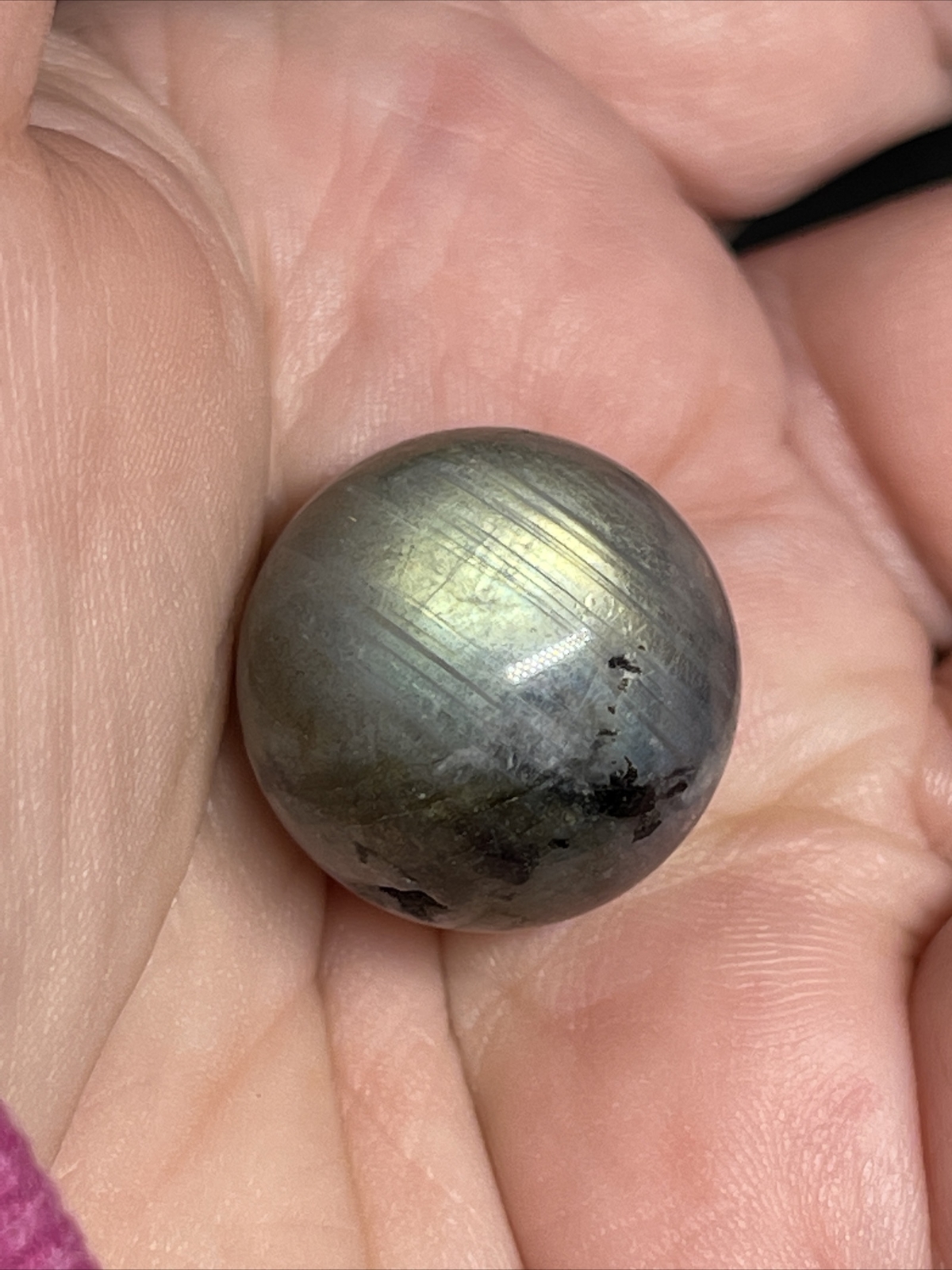 Labradorite Mini Sphere Ball Orb Marble 19.3mm