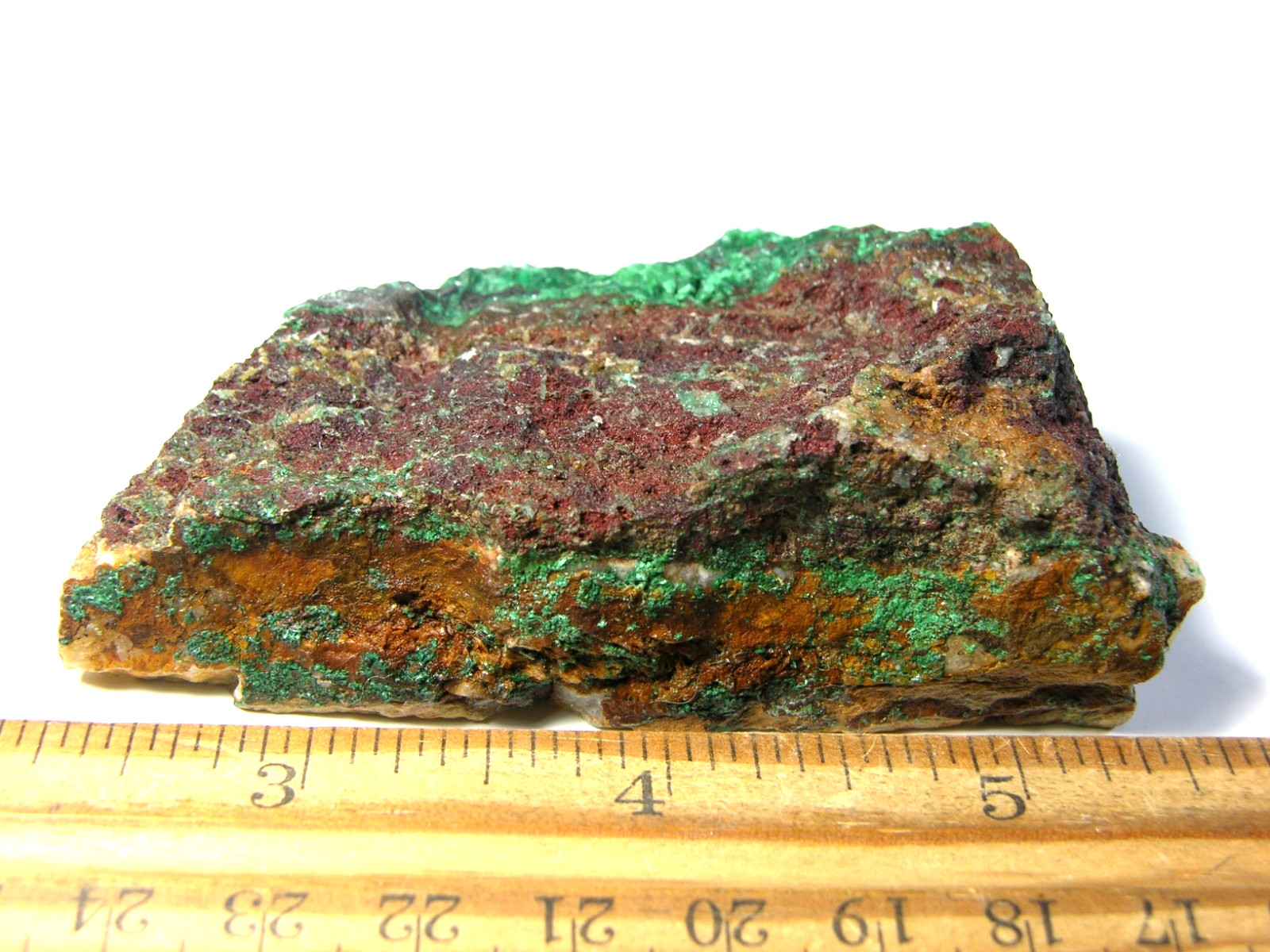 Azurite malachite crstal on matrix specimen 2x 1 1/2″ az34