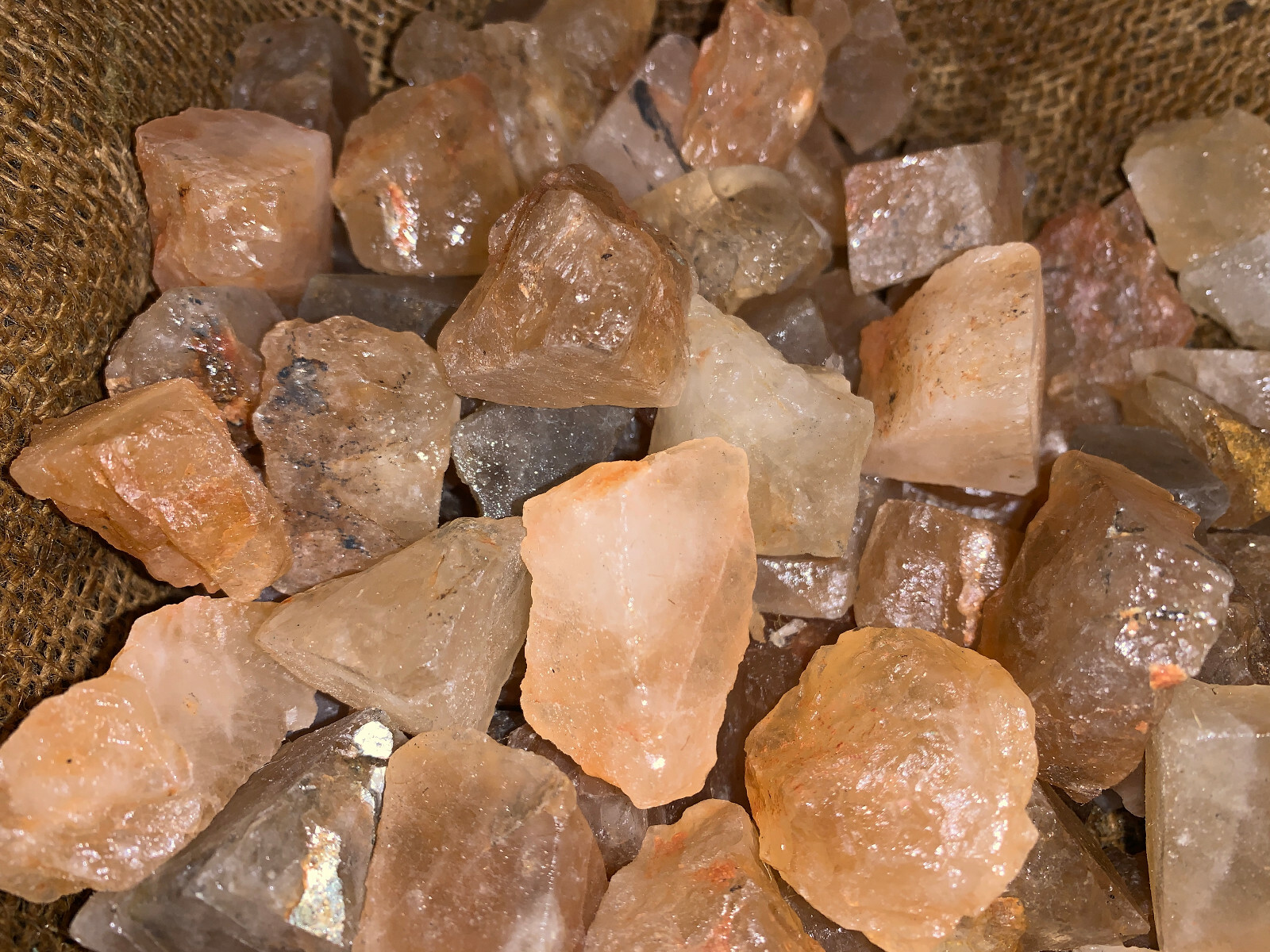 2000 Carat Lots of Citrine Topaz Rough – Plus a FREE Faceted Gemstone