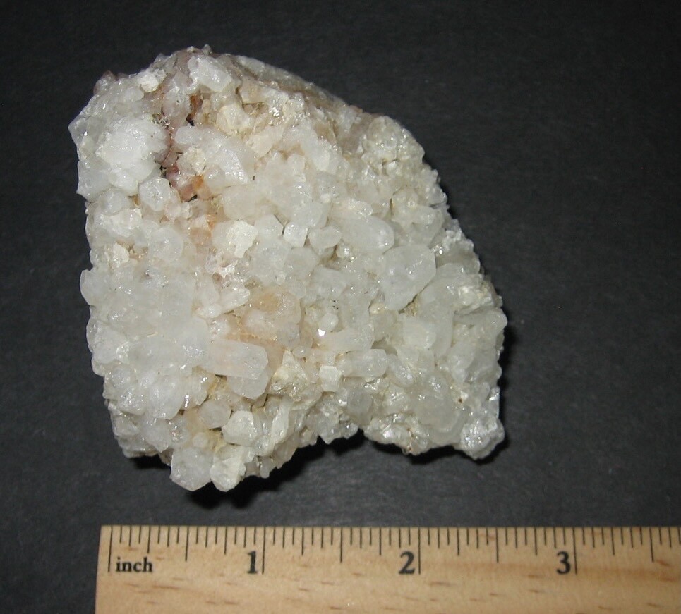 BEAUTIFUL RARE LOCALITY NATURAL 2.5″x 3″ QUARTZ CRYSTAL CLUSTER NH, USA 184g *A1