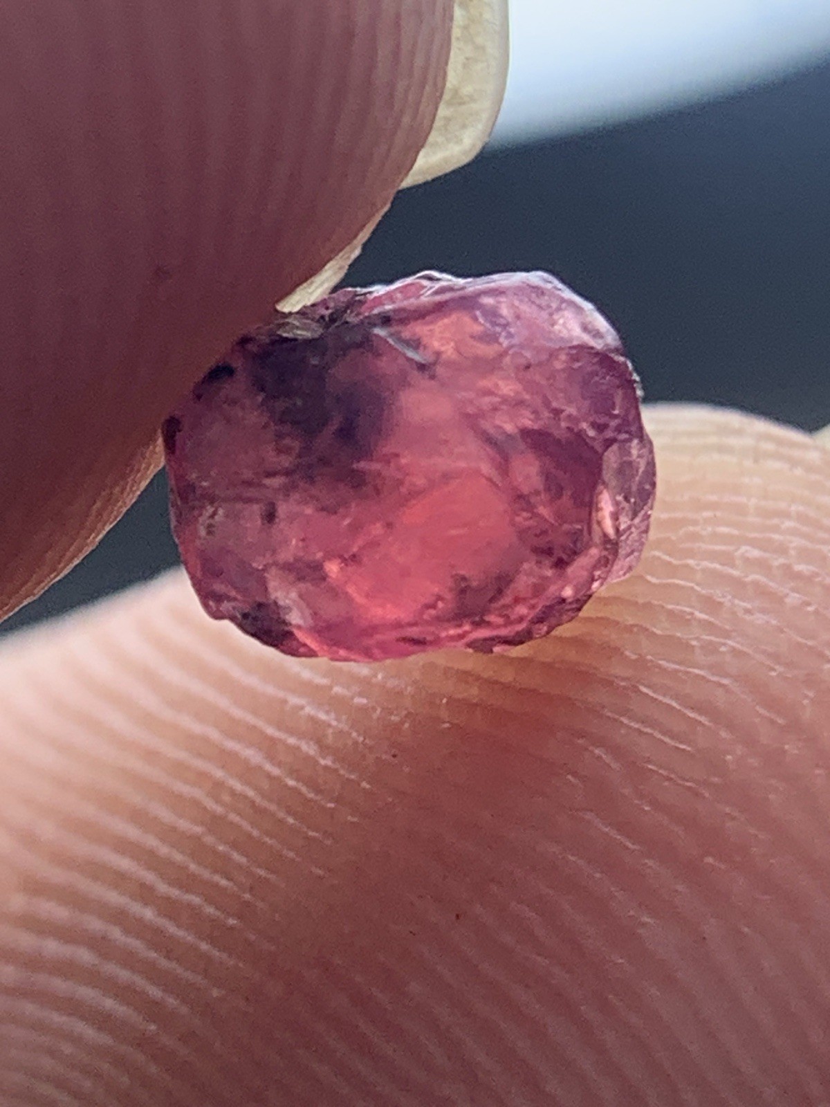 1.10 Crts Extremely Rare Stunning Facet Grade Pink & Blue Winza Sapphire @winza