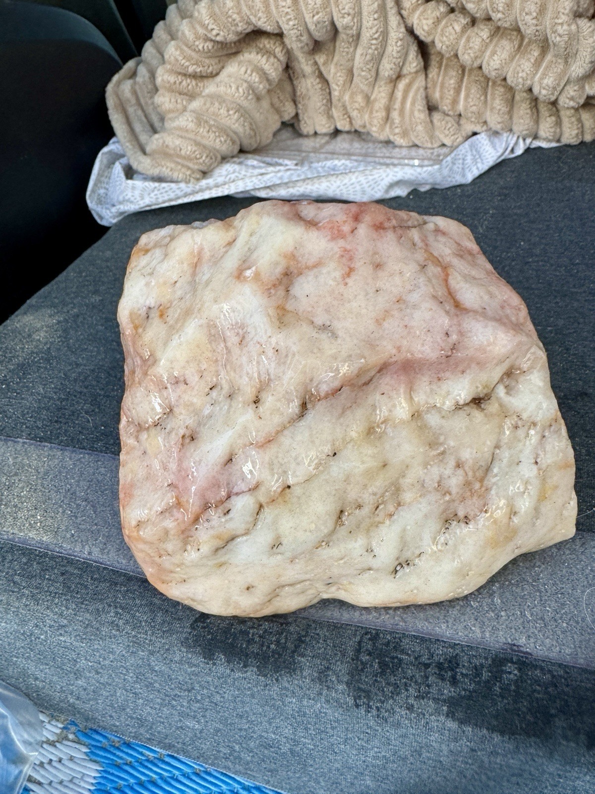 Pink White Milky Quartz 5Lbs Quartz Solid Agatized 6×6