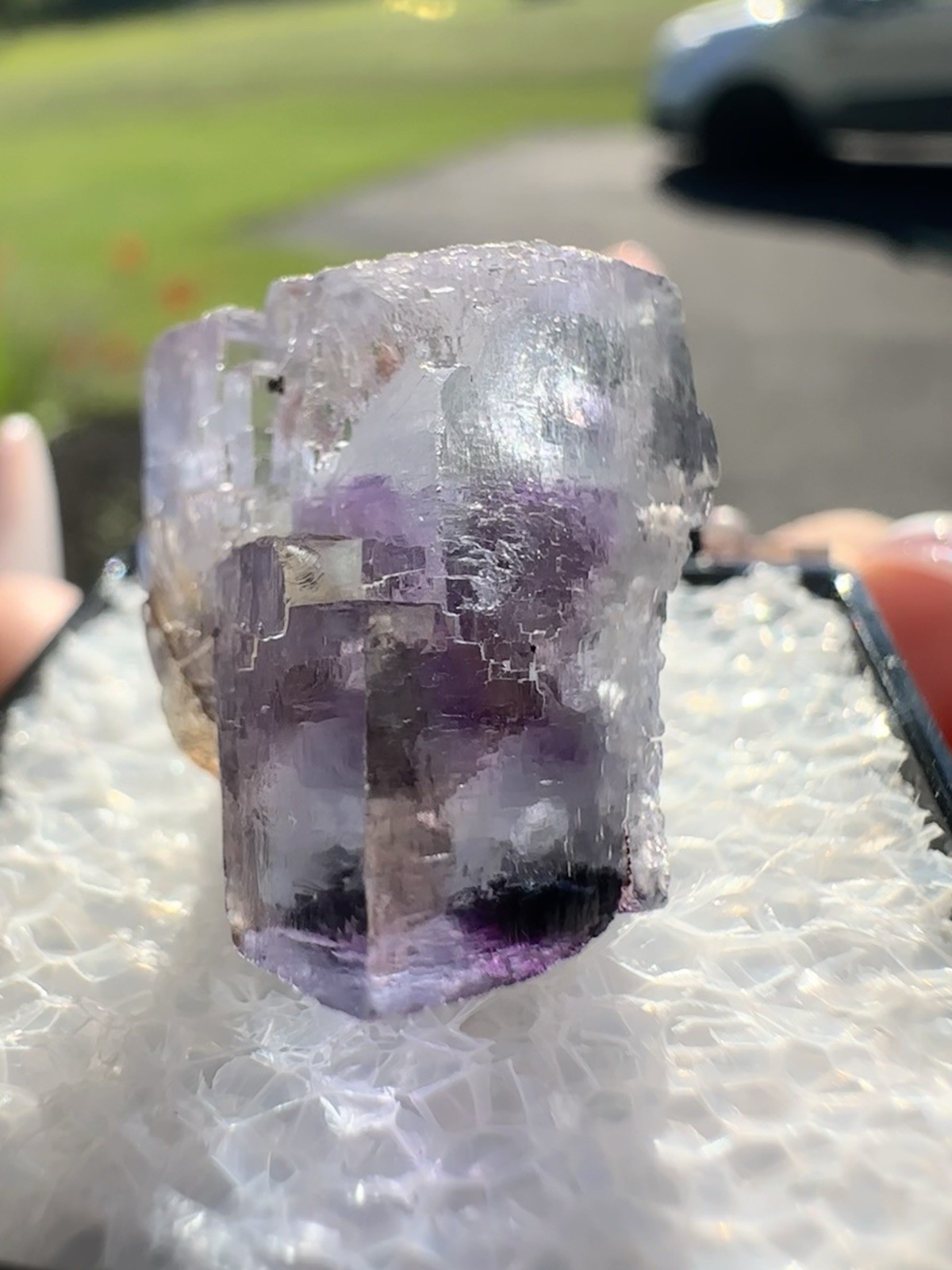 Etched Purple And Blue Fluorite, Minerva No. 1, Illinois