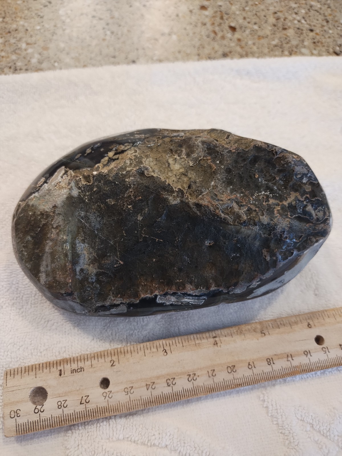 Amethyst Display Piece Uruguay 2.8 Pounds, 1293 Grams, Polished, 6in X 4in X 3in