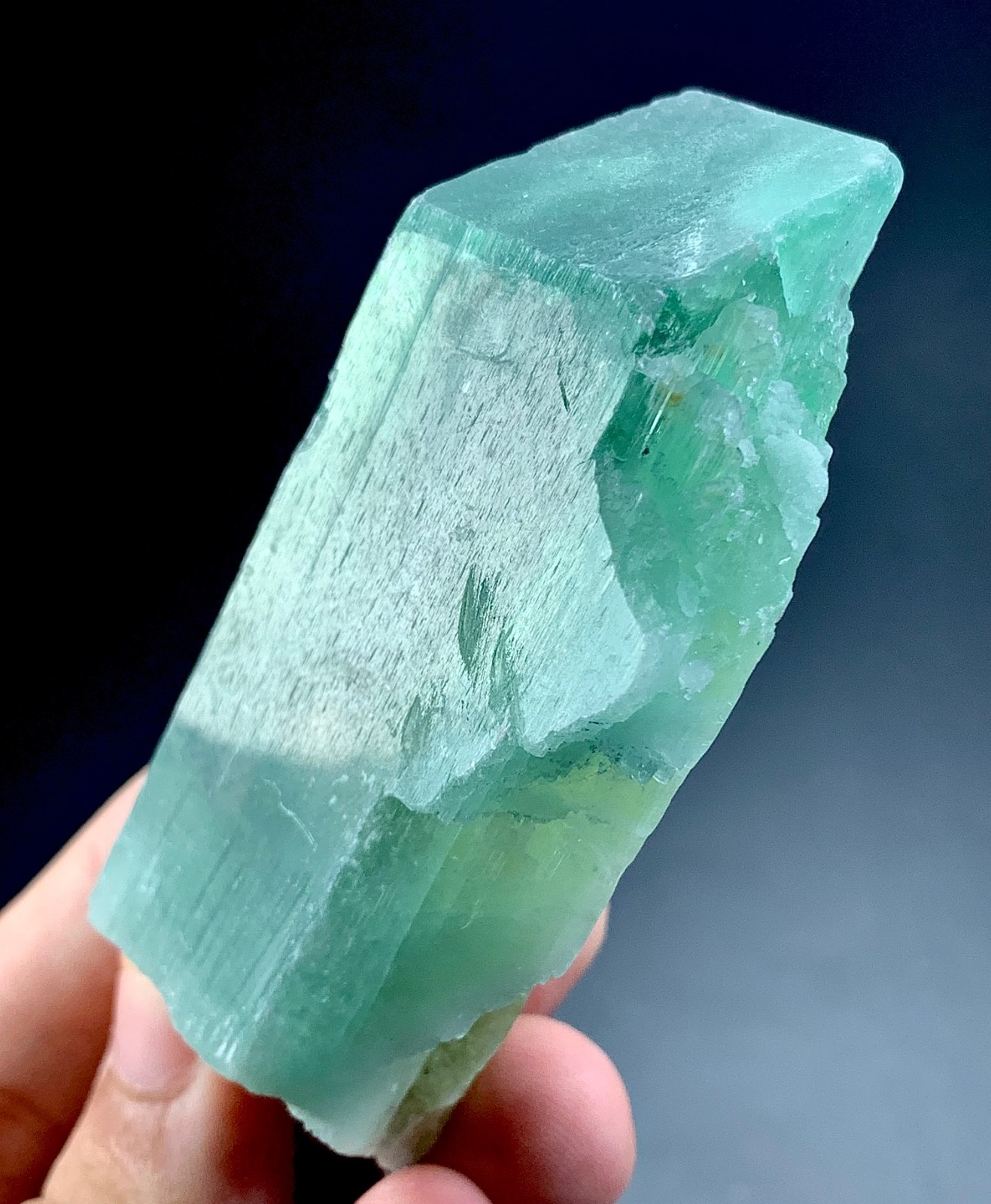 624 Carat Hiddenite Kunzite Crystal Specimen From Afghanistan