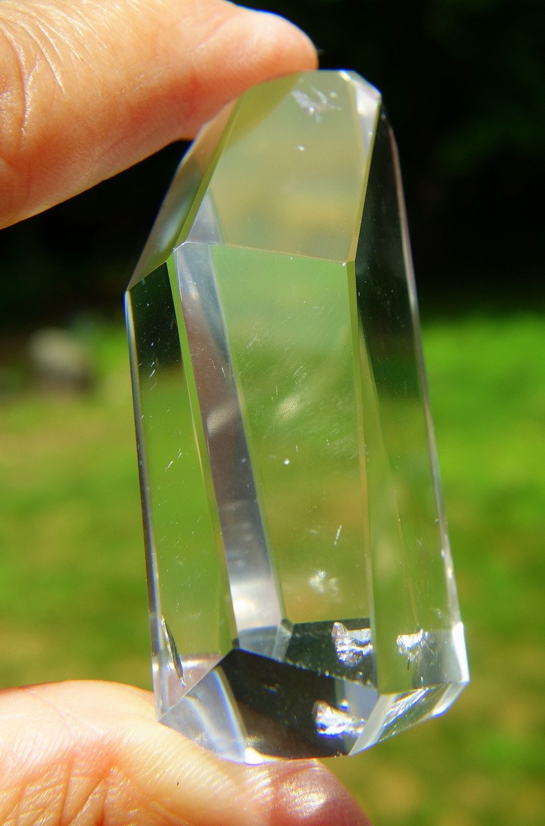 Polished Lemurian Quartz Free Form Crystal