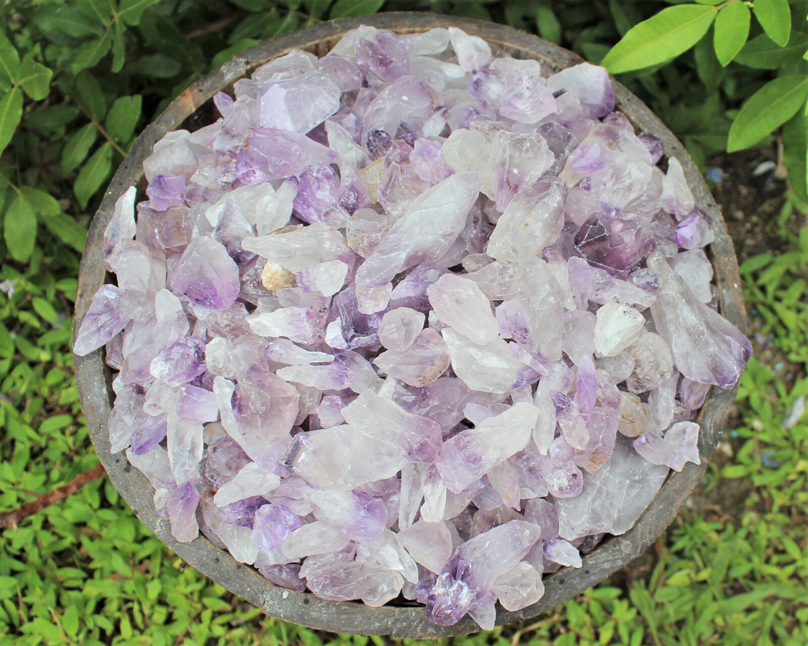 Wholesale CLEARANCE Amethyst Crystal Points, 5 lb HUGE Lot Natural Rough Quartz