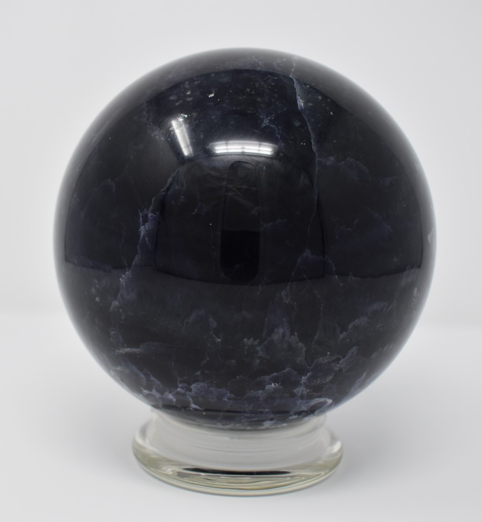 Large Fluorite Sphere 6855 grams or 15 LB 1.8 OZ. 160 mm