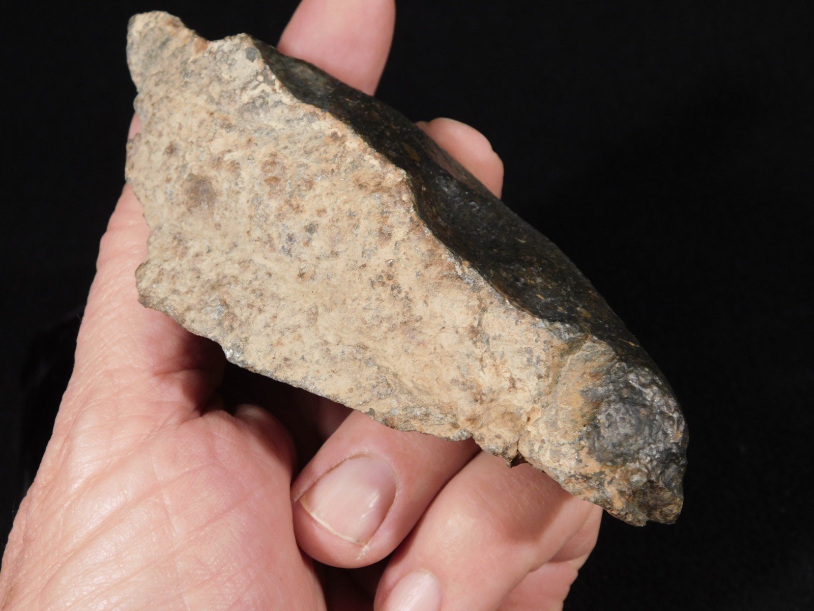 Classified NWA 8245 METEORITE Dark Crust and Regmaglypts! Erfoud, Morocco 298gr