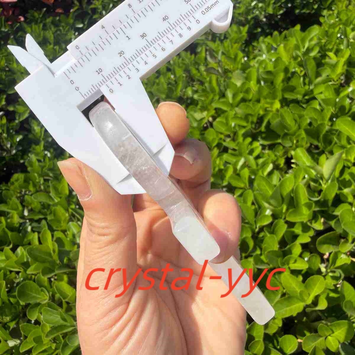 4.3″ Natural Quartz Crystal Cross Carved Crystal Ankh Reiki Healing Gift