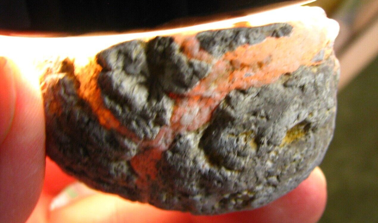 4.7oz 2.4in 133g AGATE GEODE HALF QUARTZ CRYSTALS NOT POLISHED #307