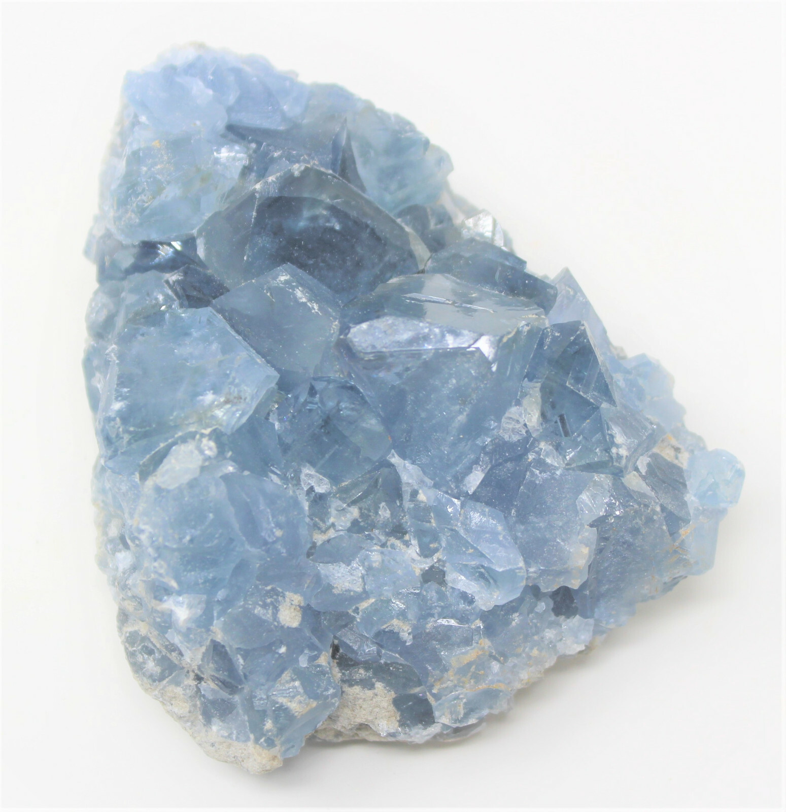 Celestite Cluster 4 – 7 oz: Natural Blue ‘AAA’ Grade Specimens from Madagascar