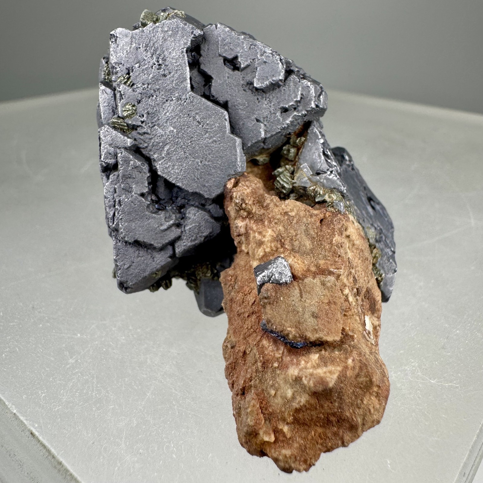 Galena, Marcasite: Picher Field, Tri-State Mining District, USA