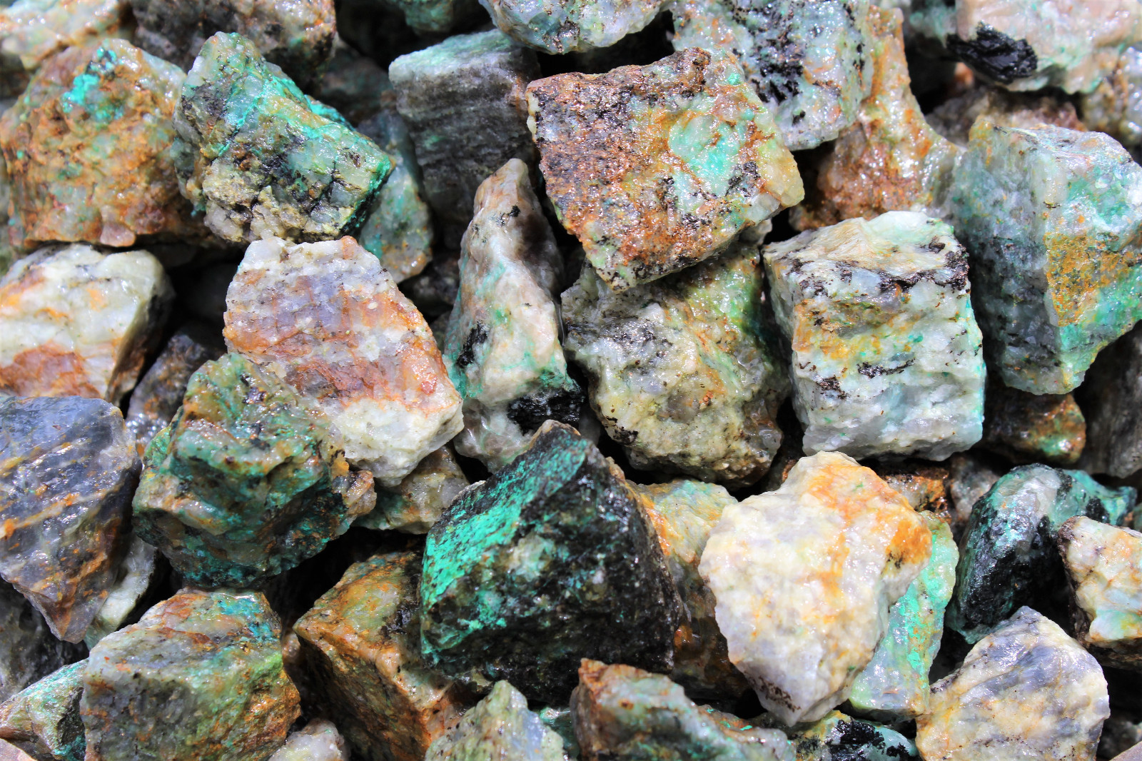 Bulk 5 lb Wholesale Lots Rough Natural Chrysocolla (Raw Chrysocolla Crystals)