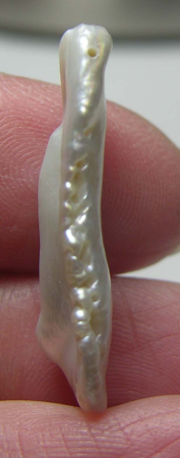 #4 Asia 100% Natural 10.05ct Raw Rough Uncut Pearl Crystal Specimen 2.00g 29mm