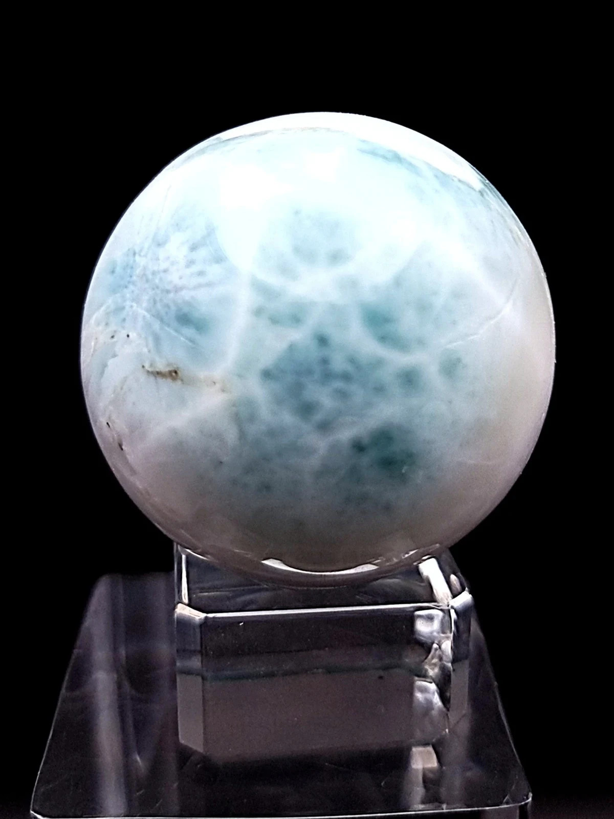 DOMINICAN REPUBLIC LARIMAR SPHERE 39.7 MM