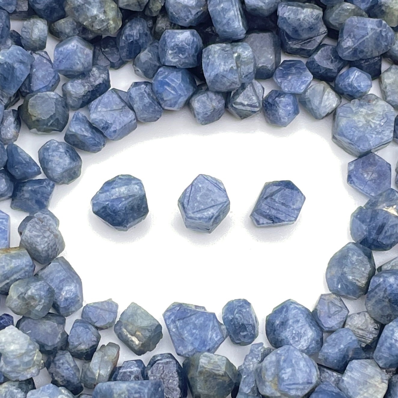 Natural Blue Sapphire Rough Stones 5-7mm | Raw Uncut Gemstones