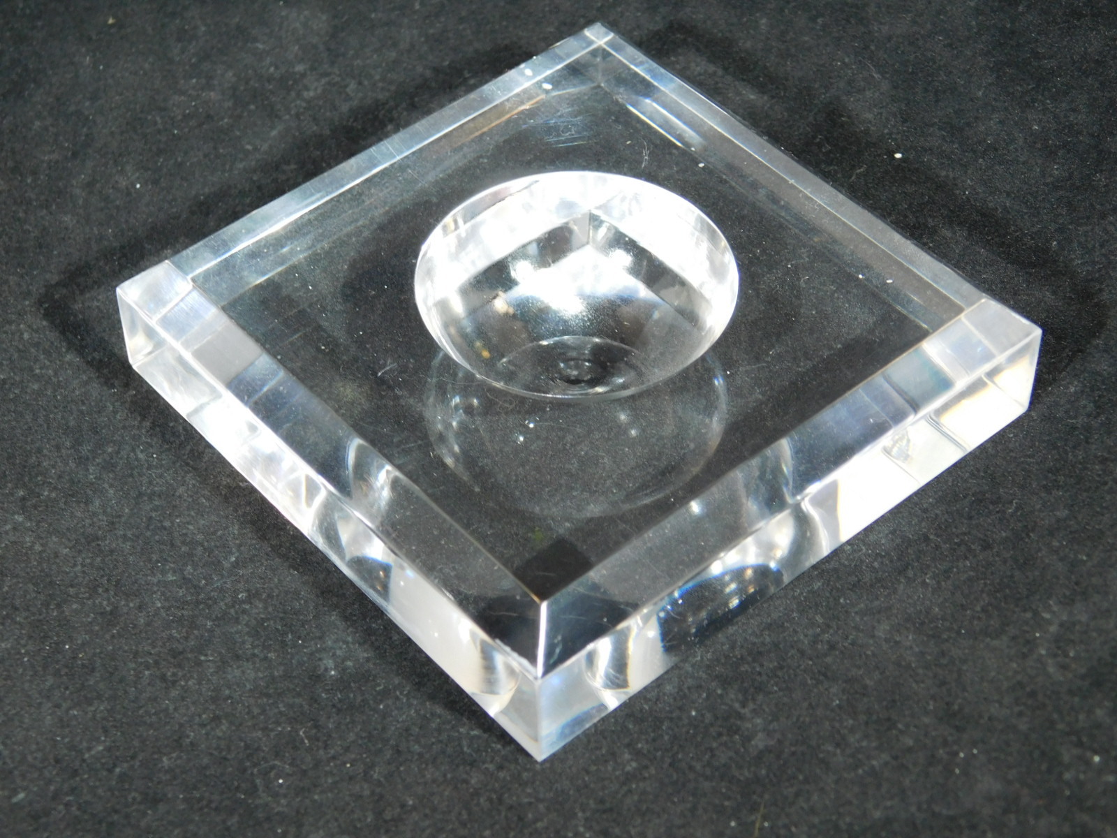 Sphere Display Stand Large Size Clear Lucite