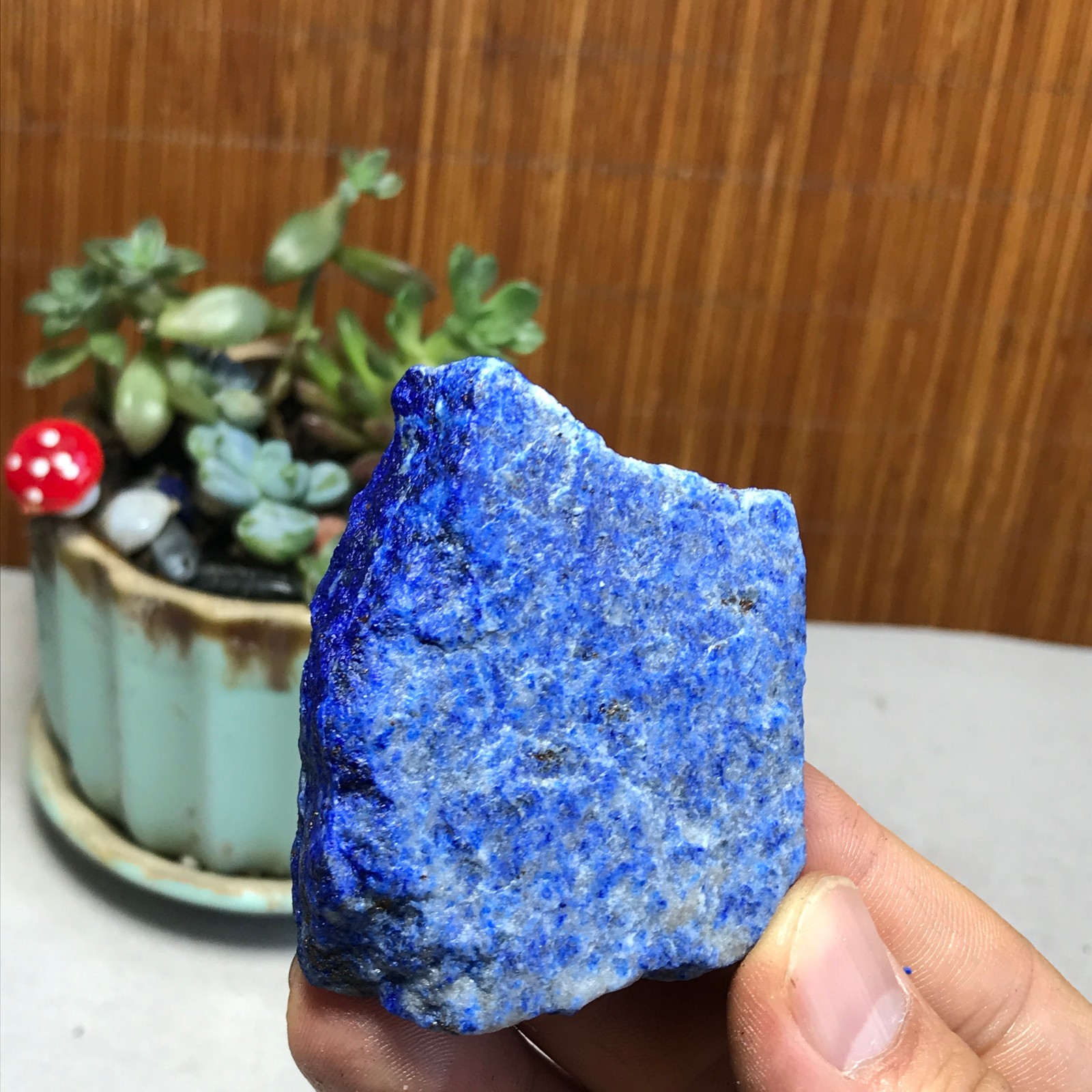 75g Natural lapis lazuli Crystal gemstone Rough Mineral Specimen healing A5696