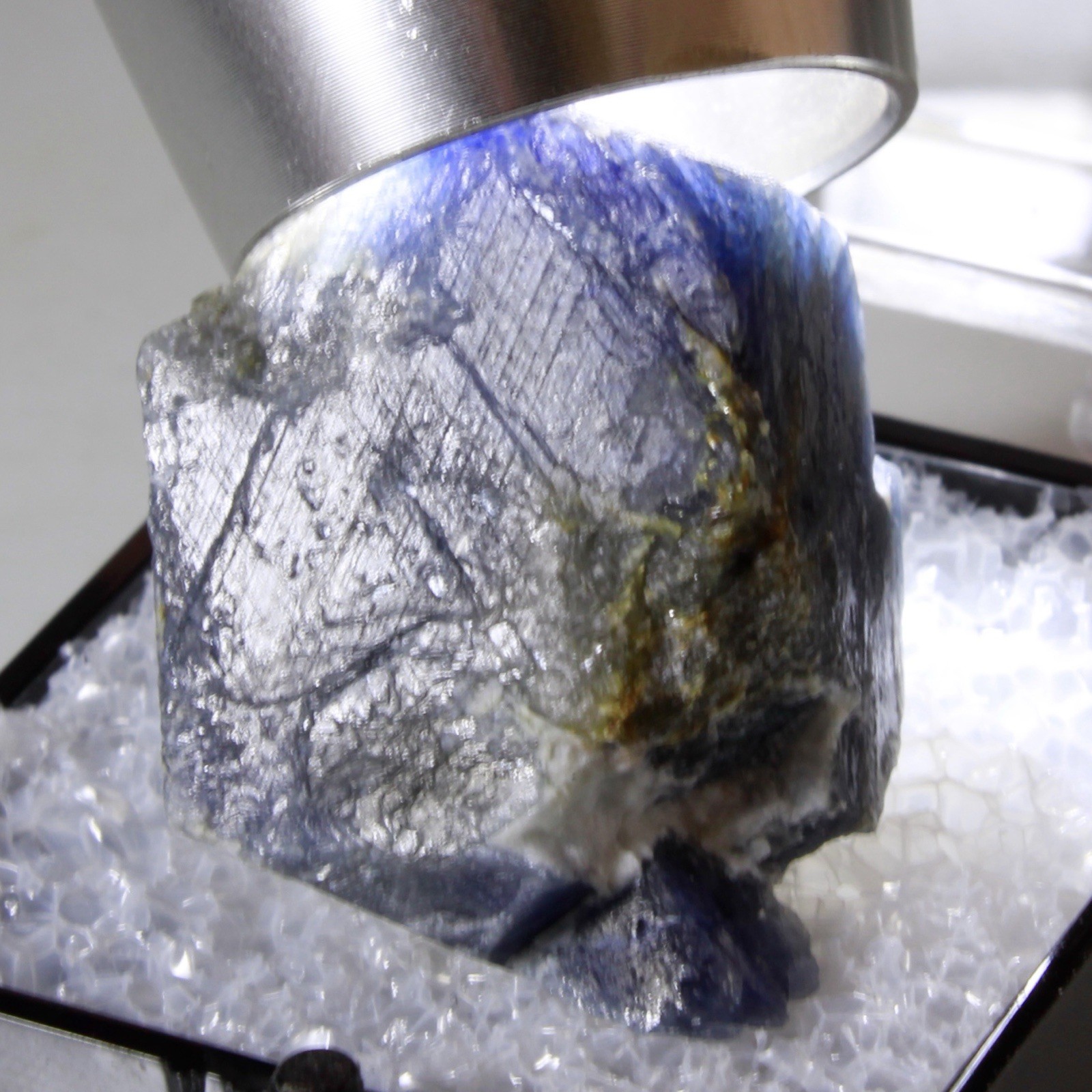 Chunky BLUE SAPPHIRE Crystal – Blue Jay Claim, British Colombia, Canada