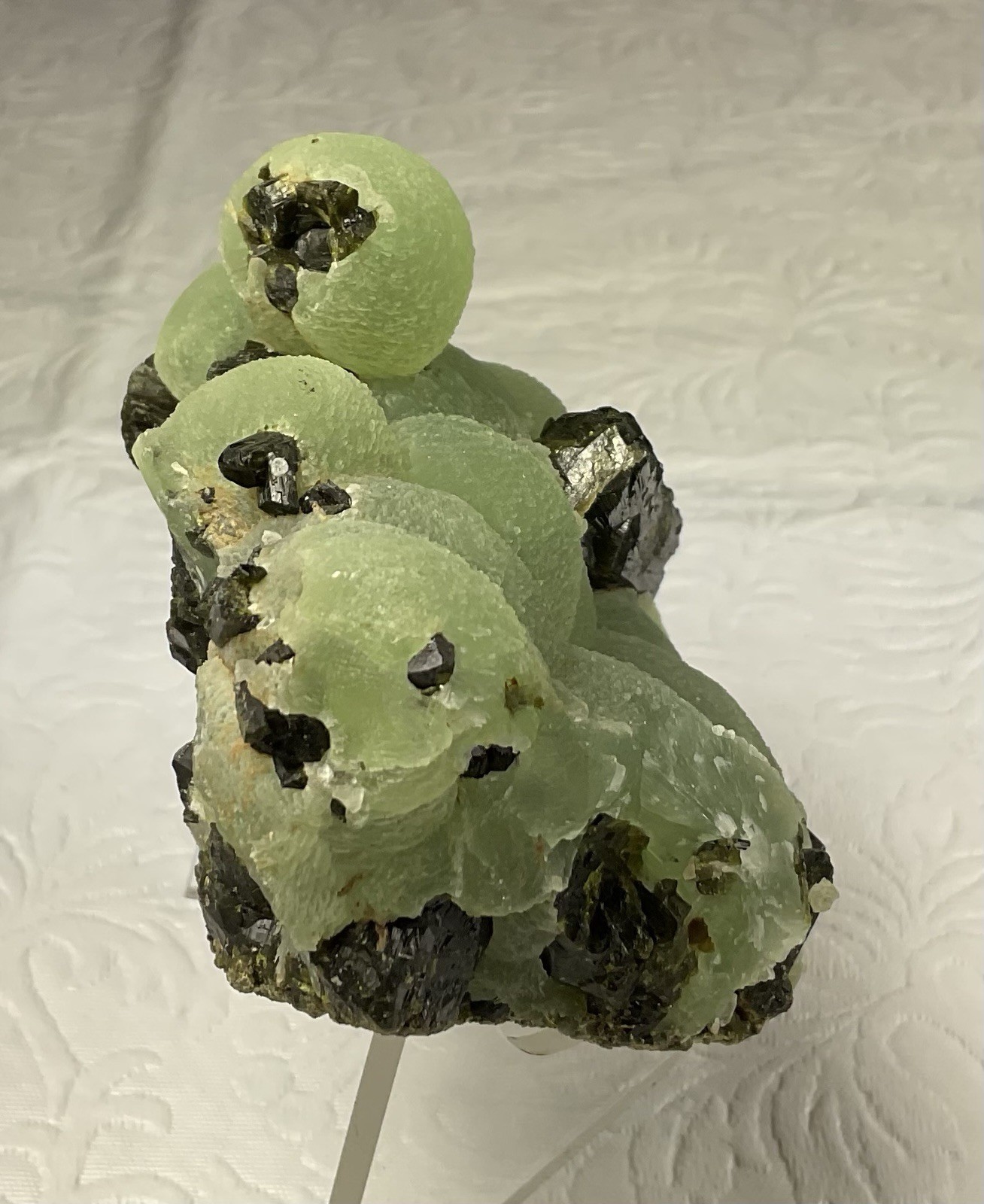 Botryoidal Prehnite and Epidote – Kayes Region, Mali, Africa.