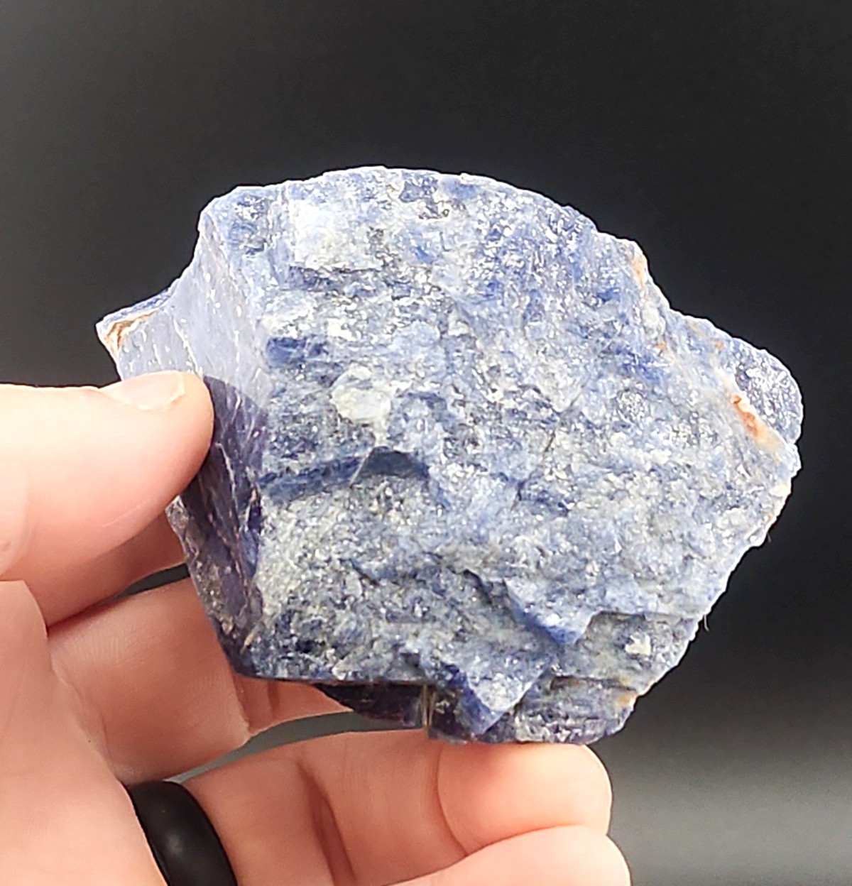 242g Raw Rough Sodalite Blue Stone Rock Crystal Mineral Specimen US Seller!!!
