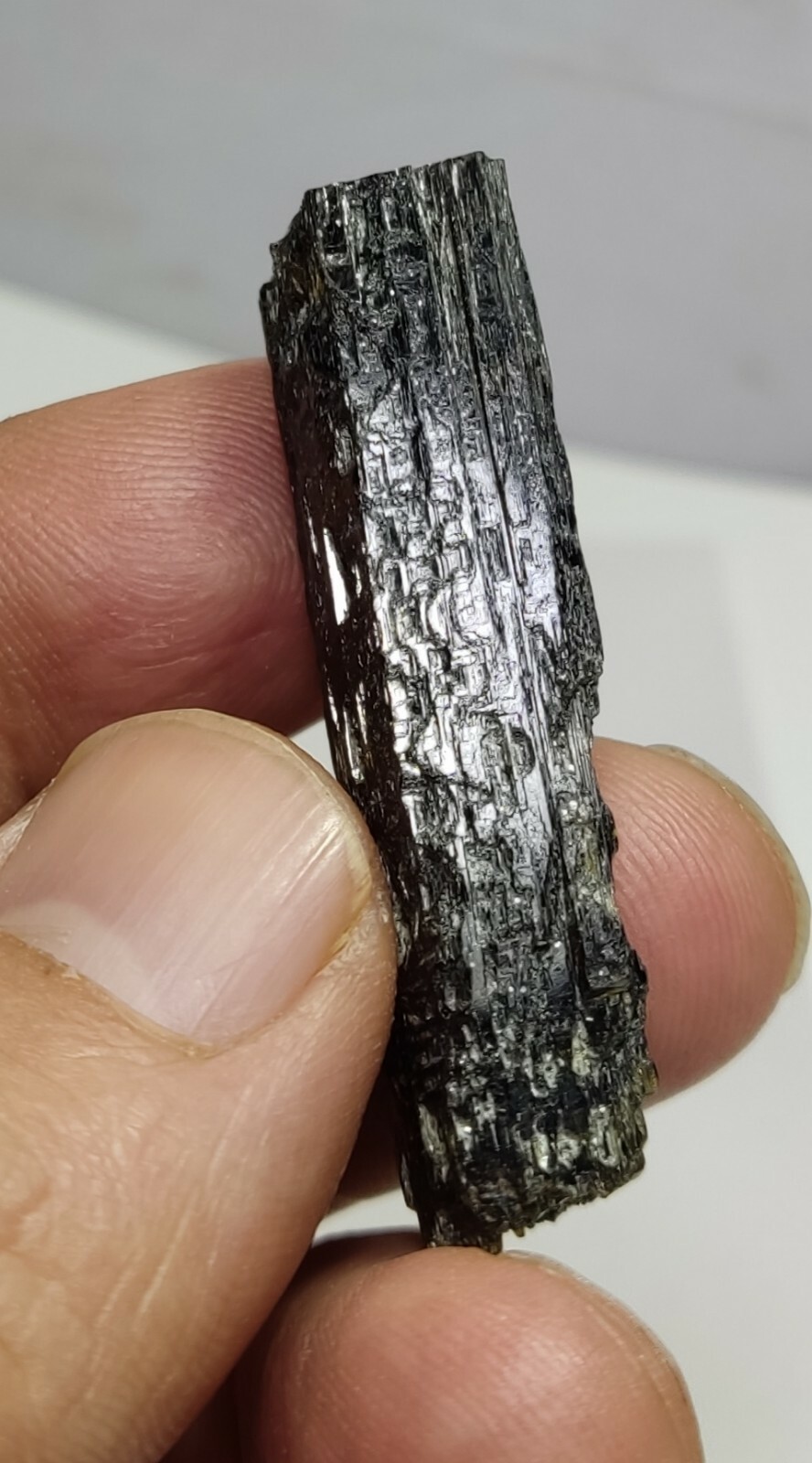 Natural etched epidote crystal 15 grams