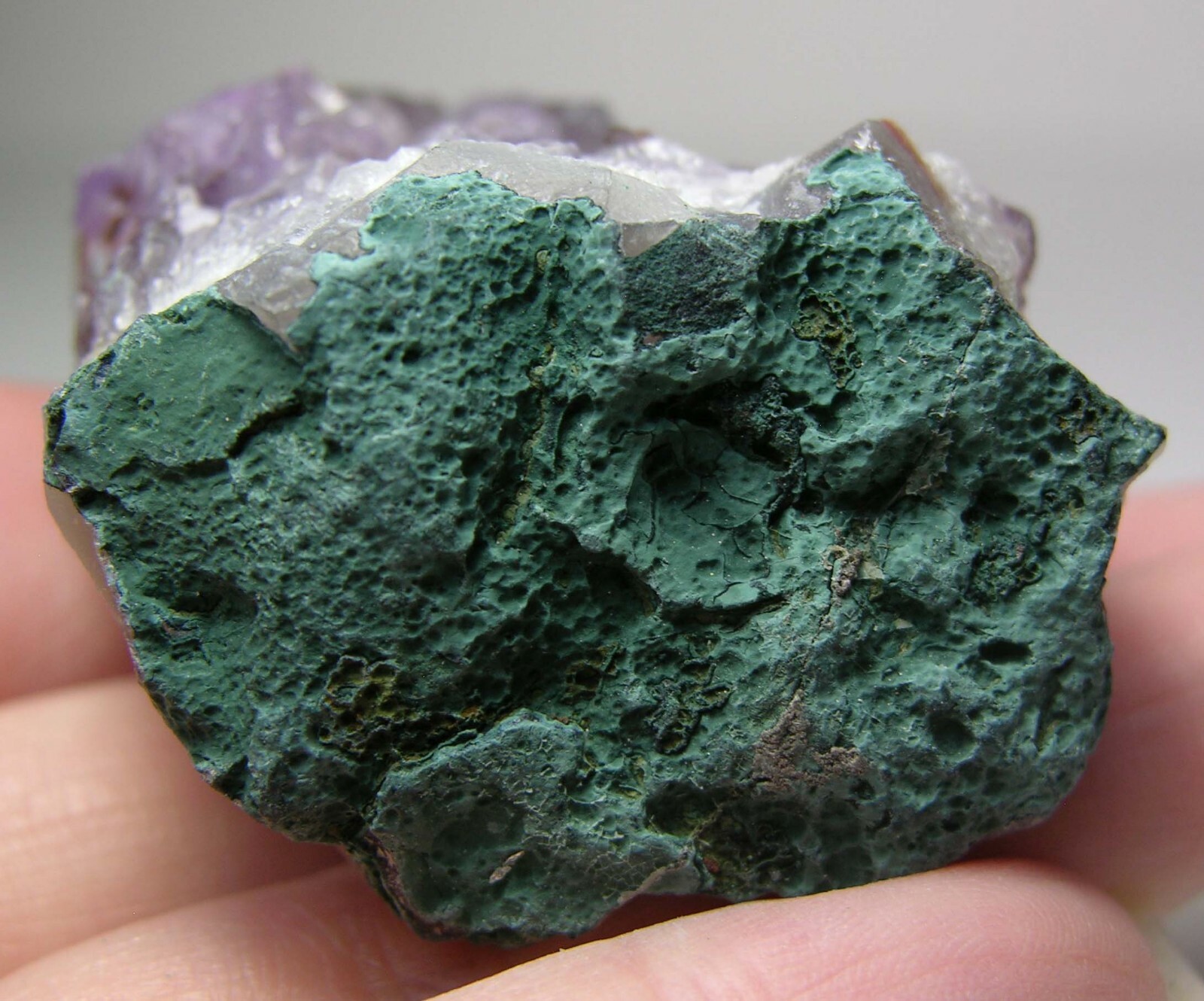 #18 Natural 1 5/8 in Brazilian Amethyst Cacoxenite Crystal Cluster Specimen 42mm