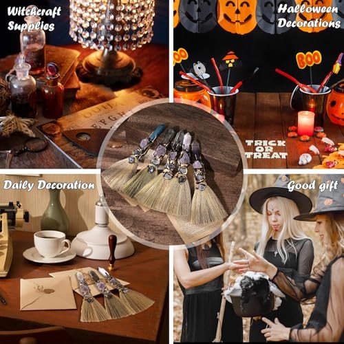 Witch Broom Witchcraft Supplies – Altar Supplies with Wiccan Stuff Labradorite
