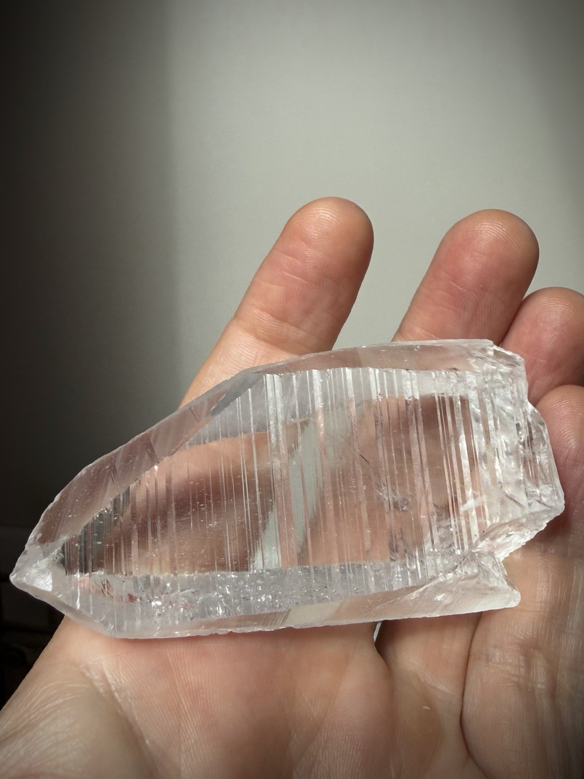 Lemurian Quartz Crystal Optical Quartz Self Healed Quartz Brazil Crystal