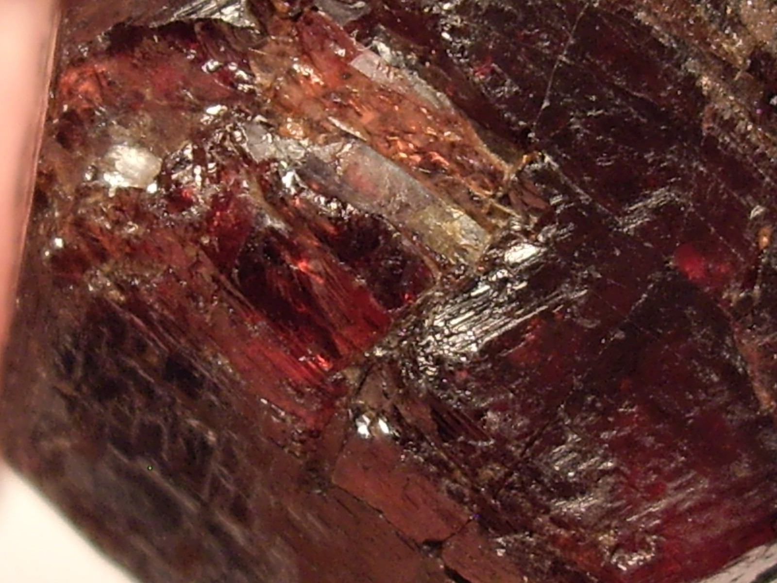 Deep Red Medium Large Almandine Garnet Crystal 25.5g