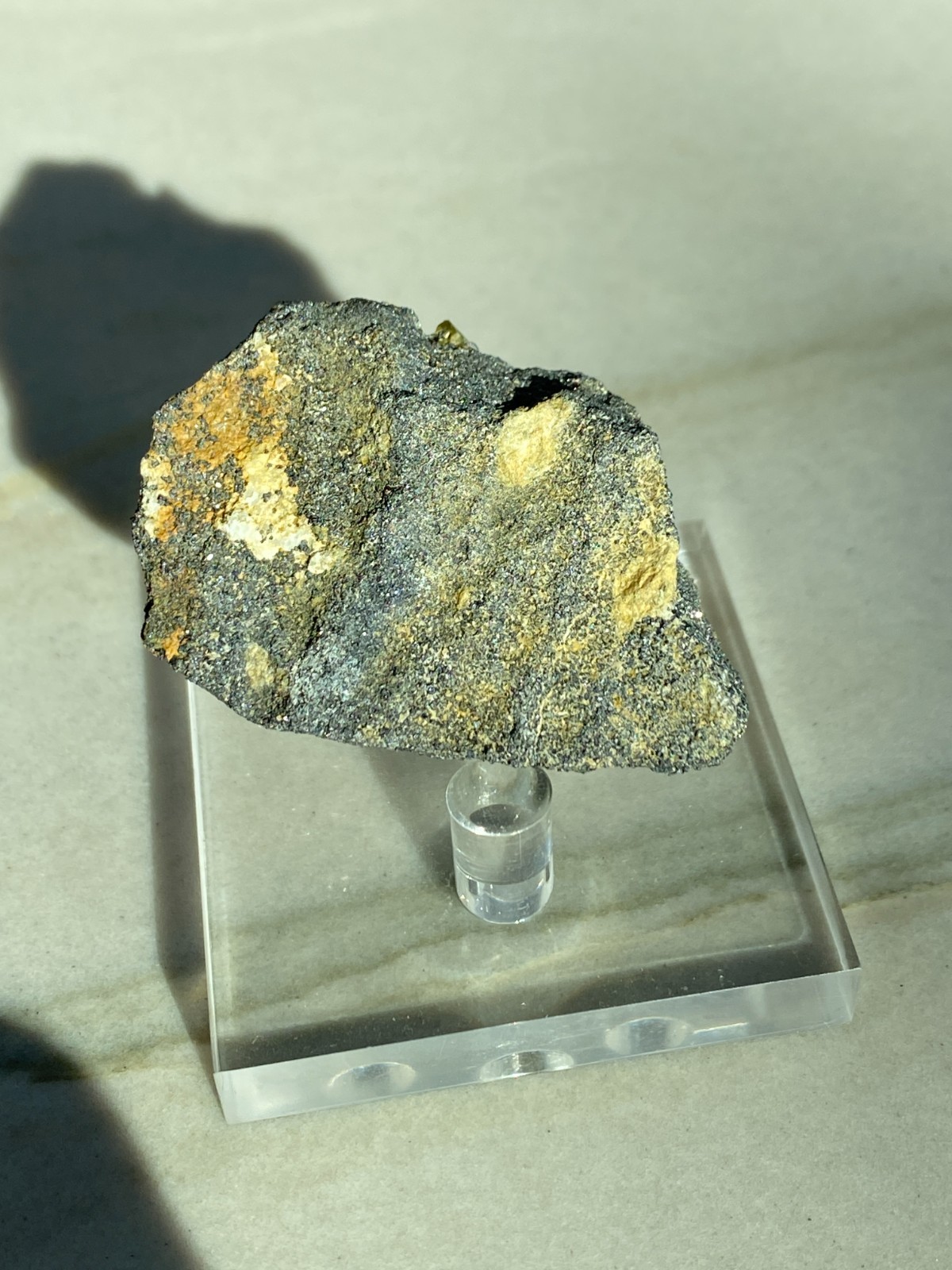 Epidote, Magnetite, Quartz Specimen, Calumet Iron Mine, Chafee Co., Colorado