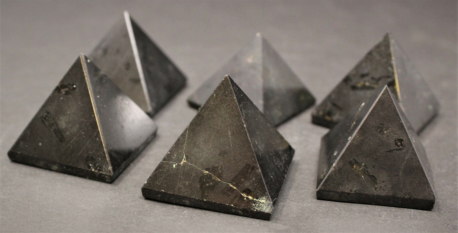 Black Tourmaline Pyramid, 1″ – 1.25″ (Polished Tourmaline Gemstone Crystal)